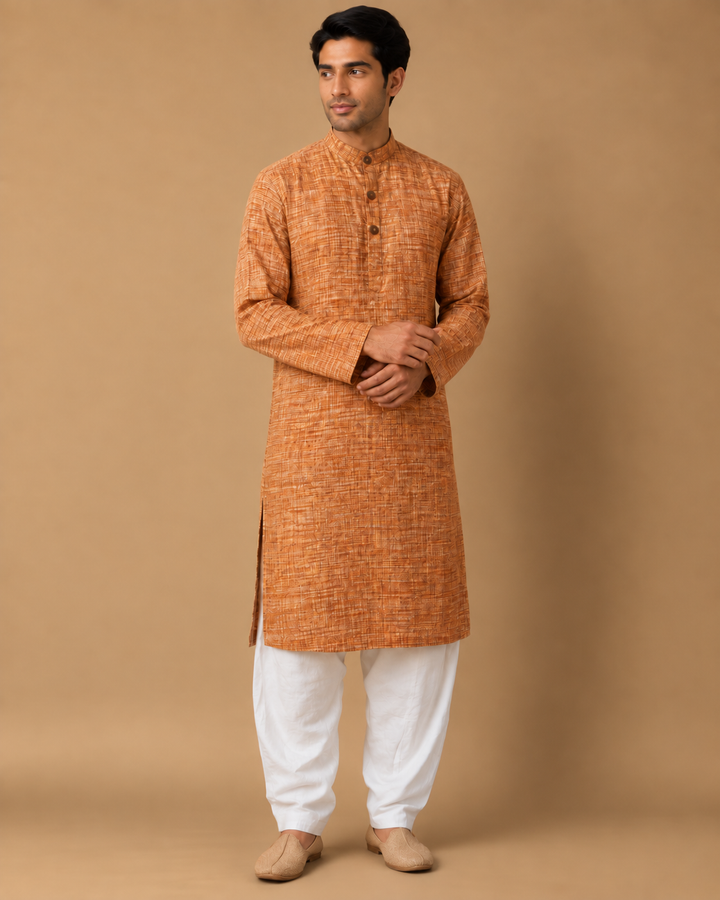 Desert* Weave Kurta Set 