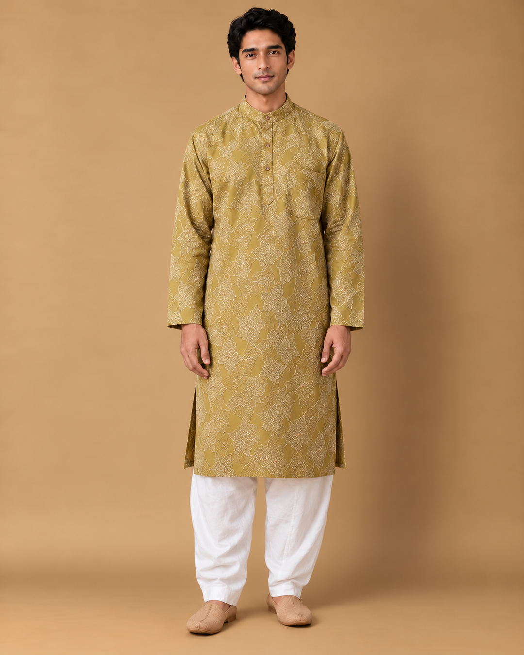Suvarna* Embroidered Kurta Set 