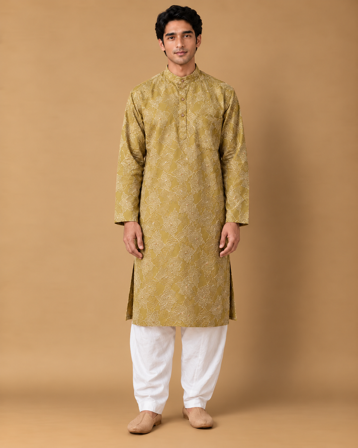 Suvarna* Embroidered Kurta Set 