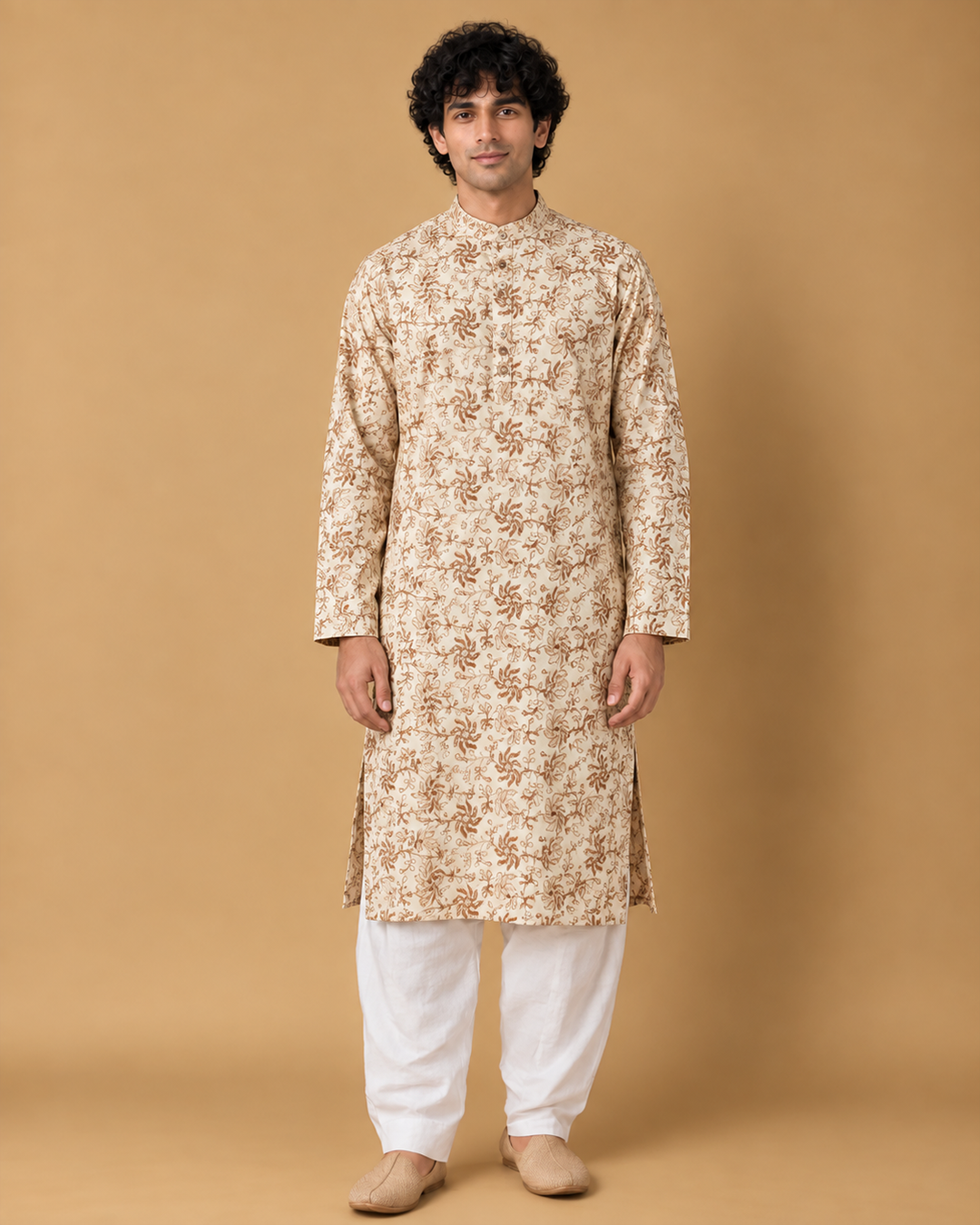 Upvan* Embroidered Kurta Set 