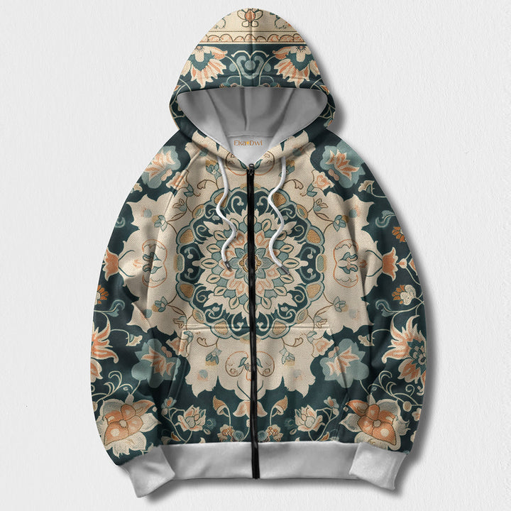 कशान * Printed Hoodie 