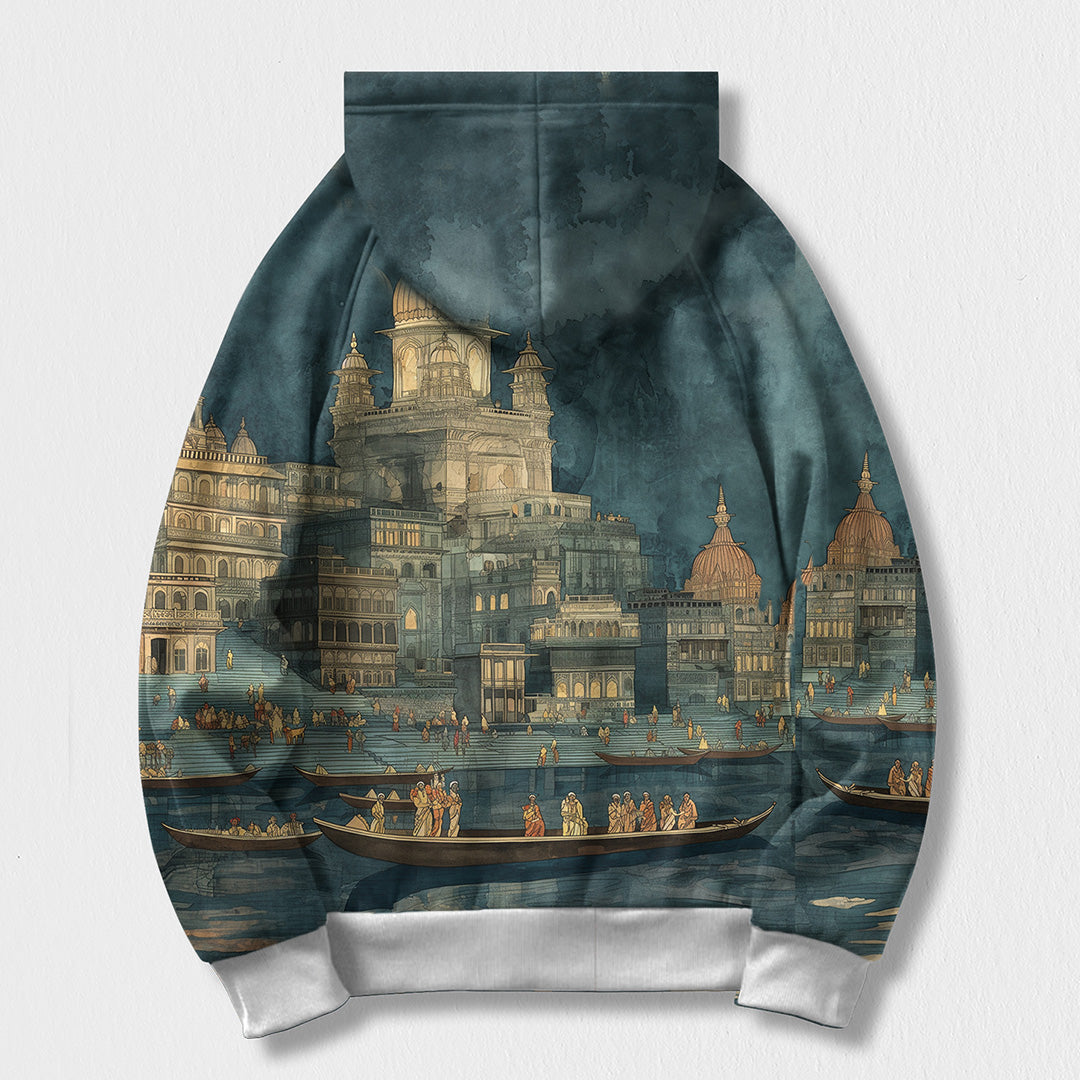 काशी * Printed Hoodie 