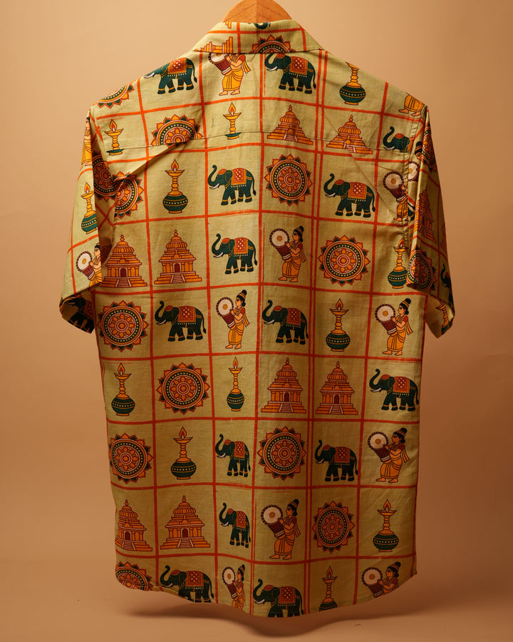 Ponnonam Grid Shirt