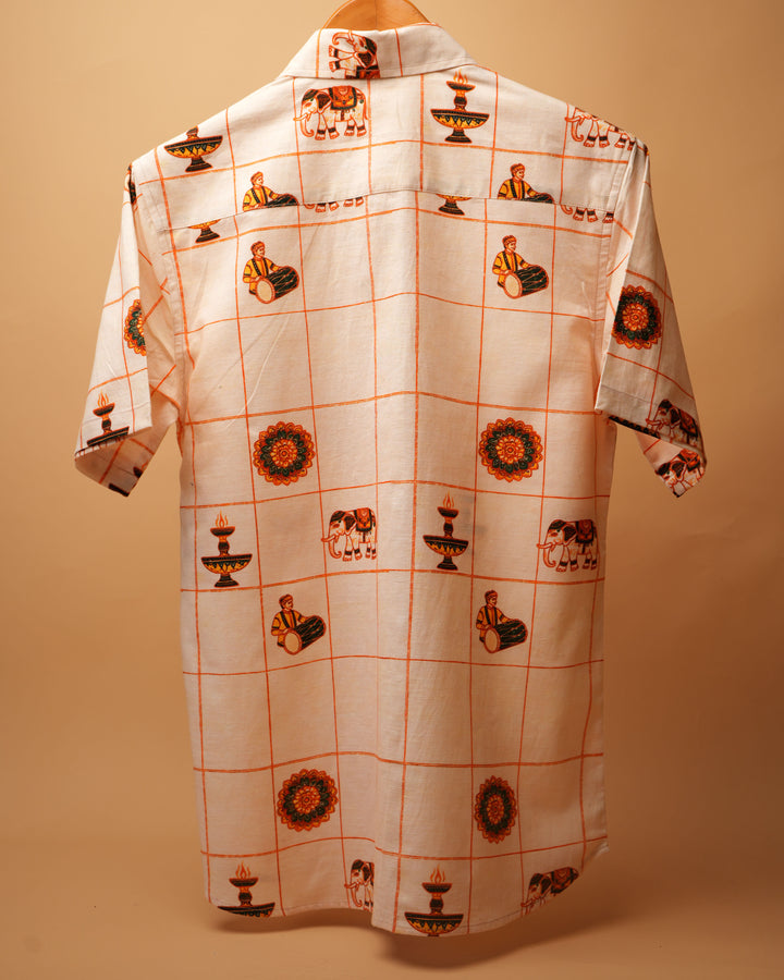 Thrissur Pooram Motif Shirt