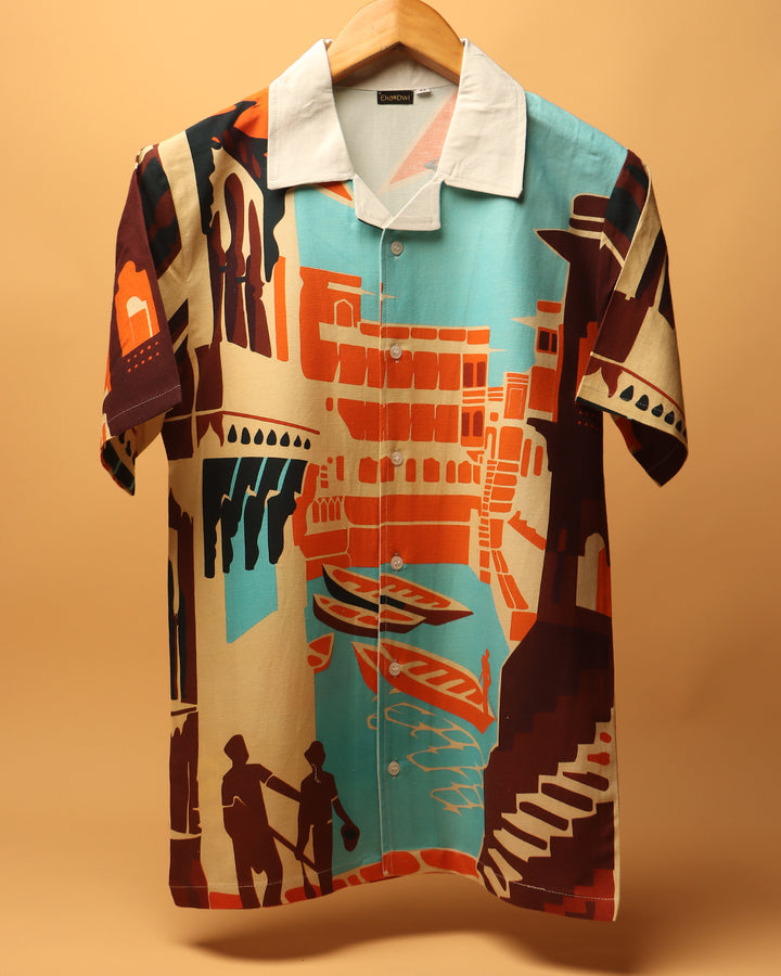 Parvah * Cuban Collar Shirt