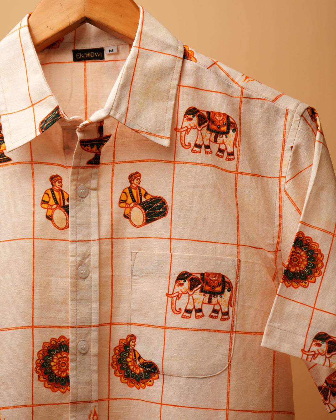 Thrissur Pooram Motif Shirt