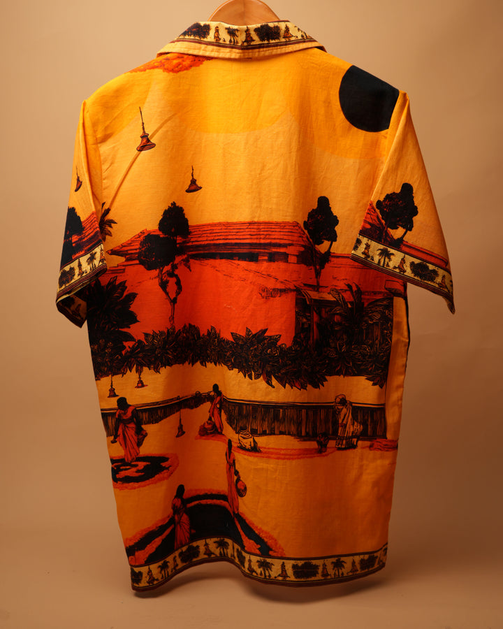 Bhoomi* Cuban Collar Shirt