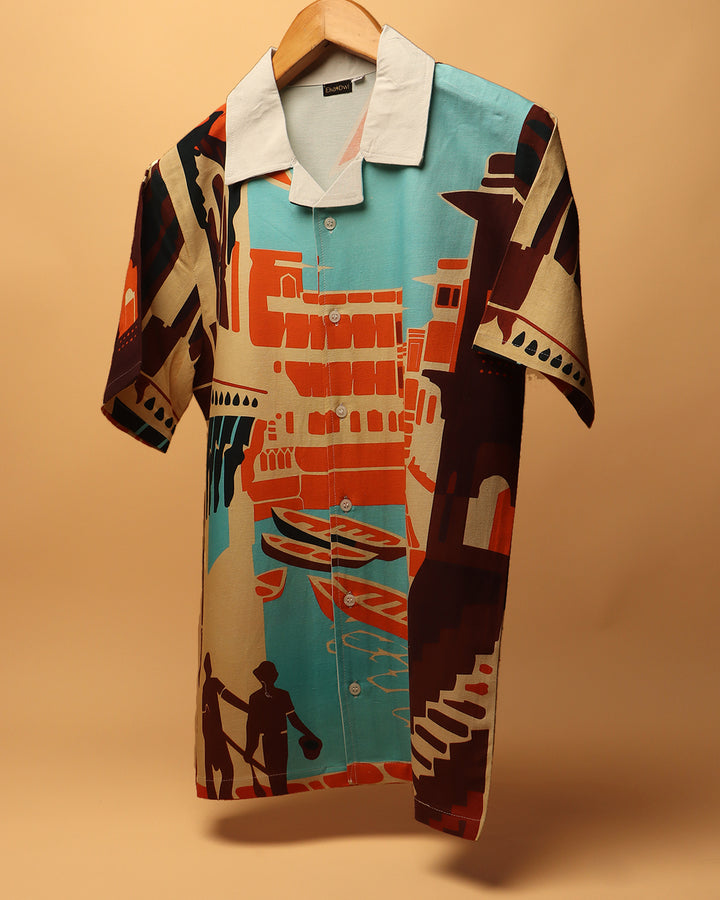 Parvah * Cuban Collar Shirt