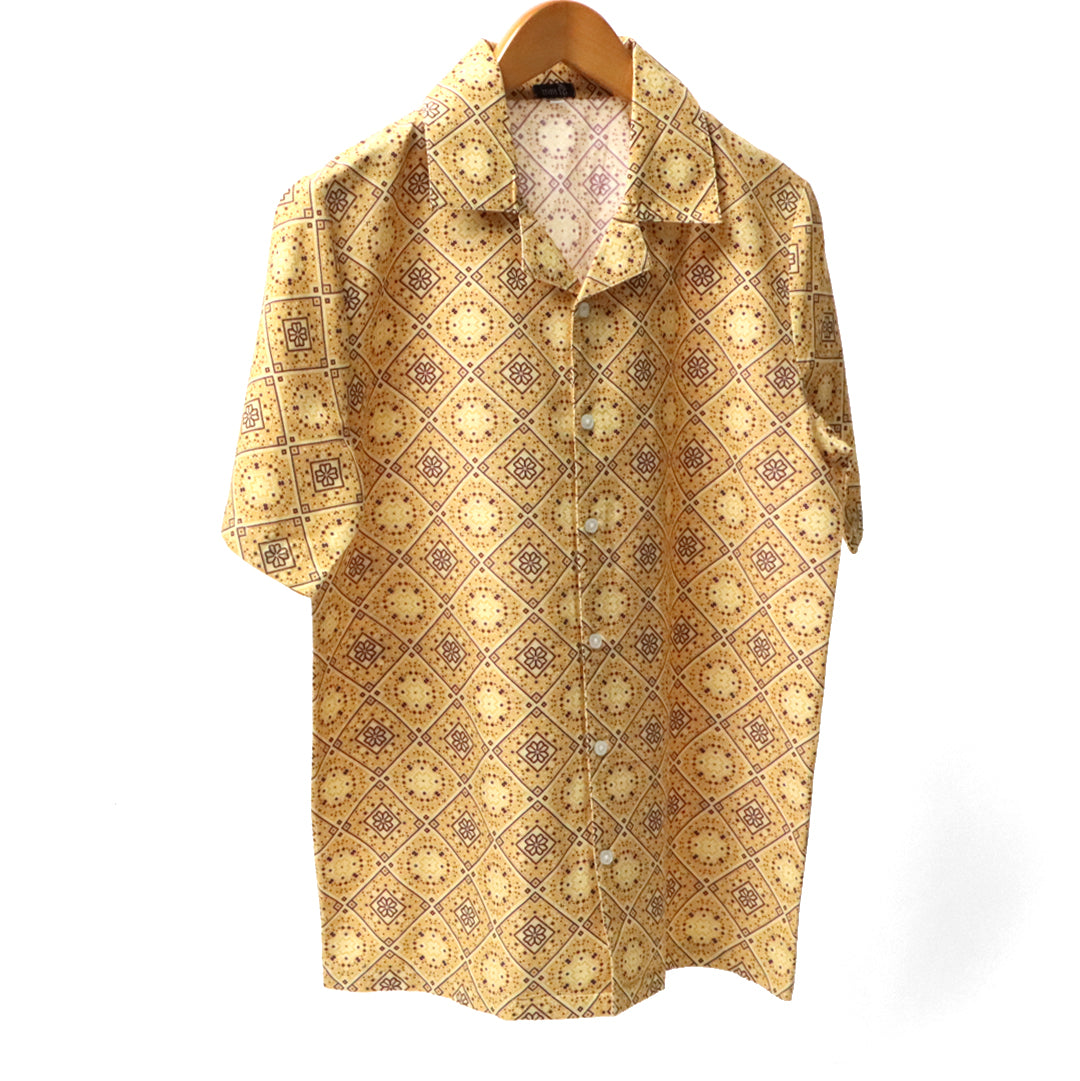 Moroccan Cuban Collar Shirt#2