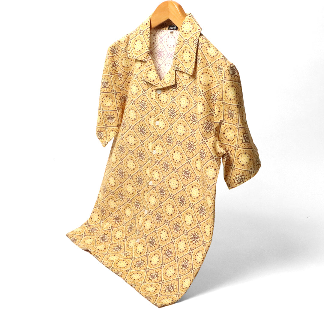 Moroccan Cuban Collar Shirt#2