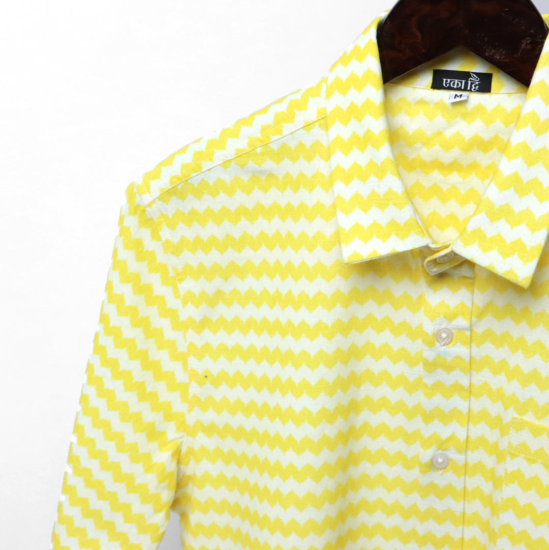 Sun Rays Ikat Regular Shirt#7