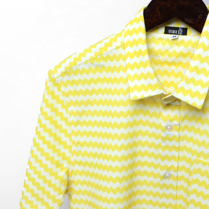 Sun Rays Ikat Regular Shirt#7