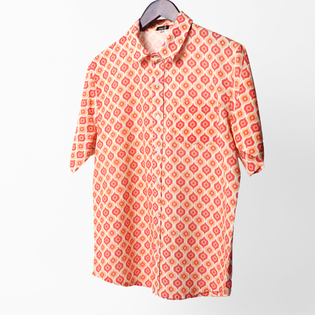 Peach Ikat- Eka Dwi Shirt#16