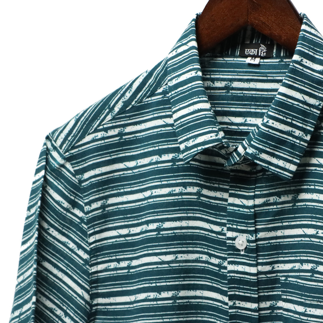 Vista Green Stripe - Eka Dwi Shirt#10