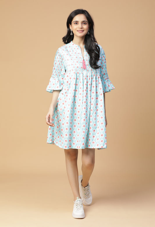 Ditsy Bloom Pleated Dress#2