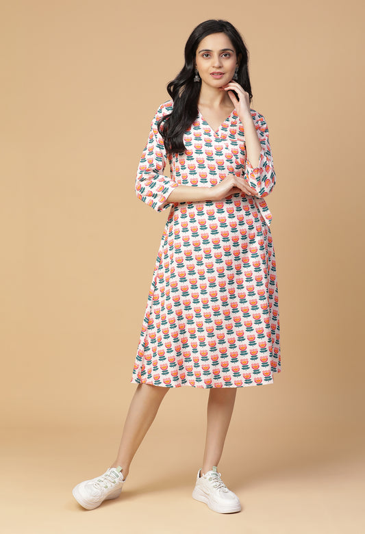 Phool Wrap Dress#17