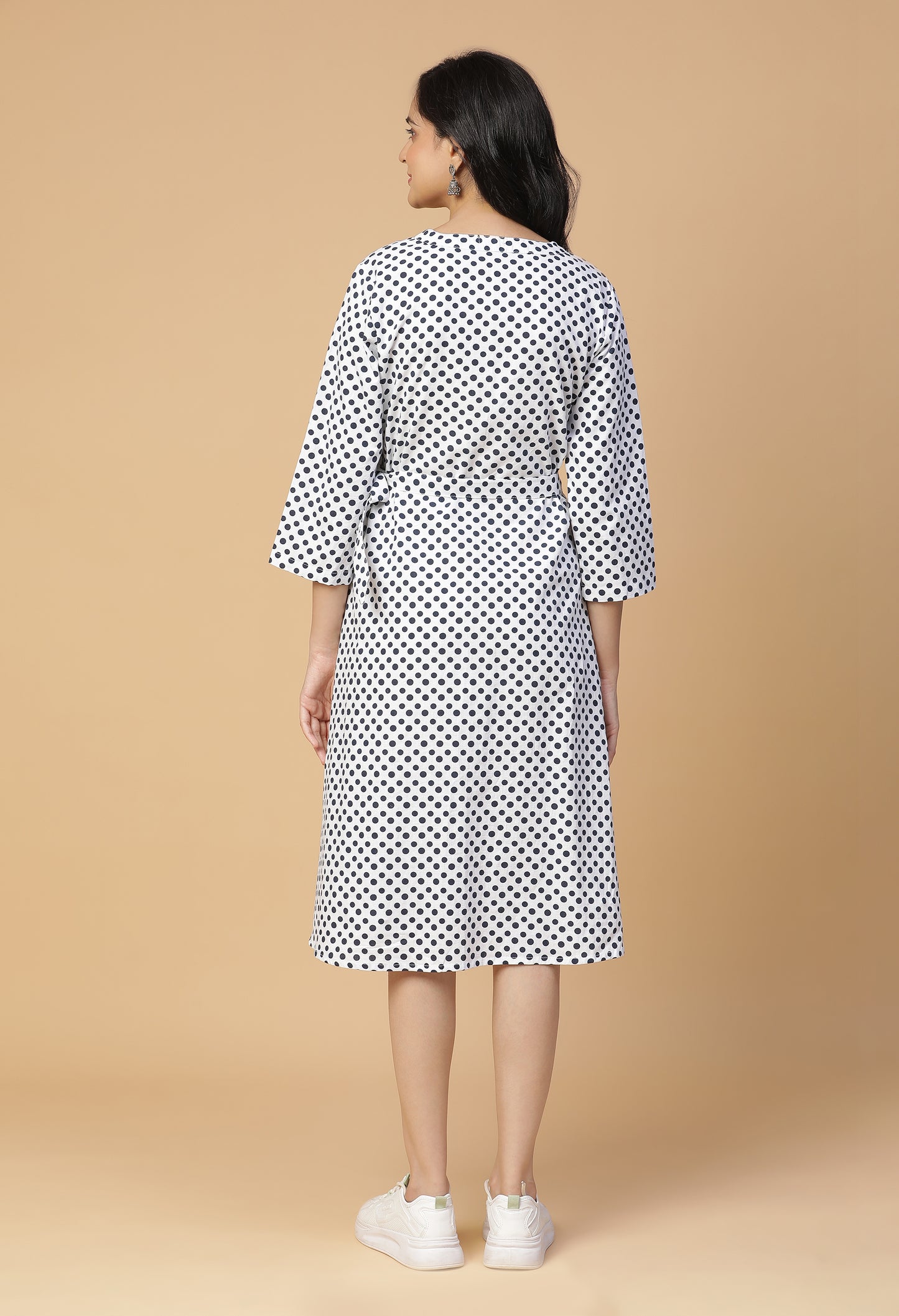 Polka Wrap Dress#18