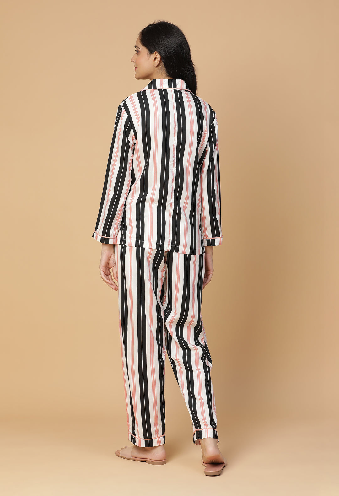 Violleta Stripe Night Suit#5