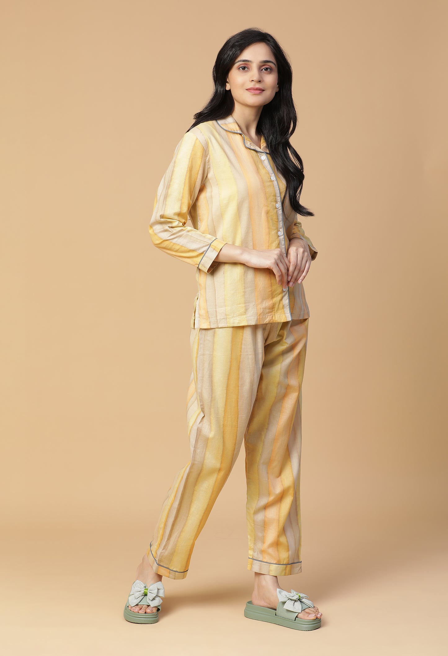 Yellow Hues Night Suit#7