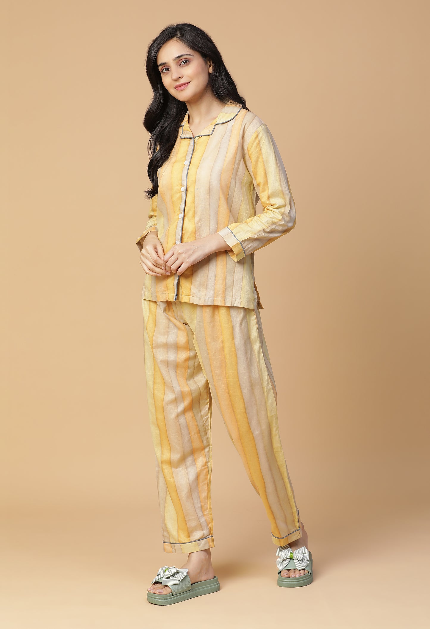 Yellow Hues Night Suit#7