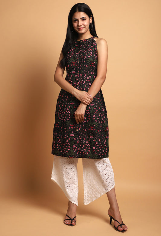 Enamel Button Down Kurta With Bottom#20