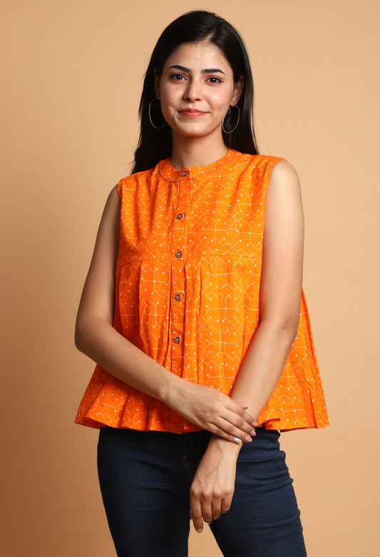 Bindu Pleated Top#22