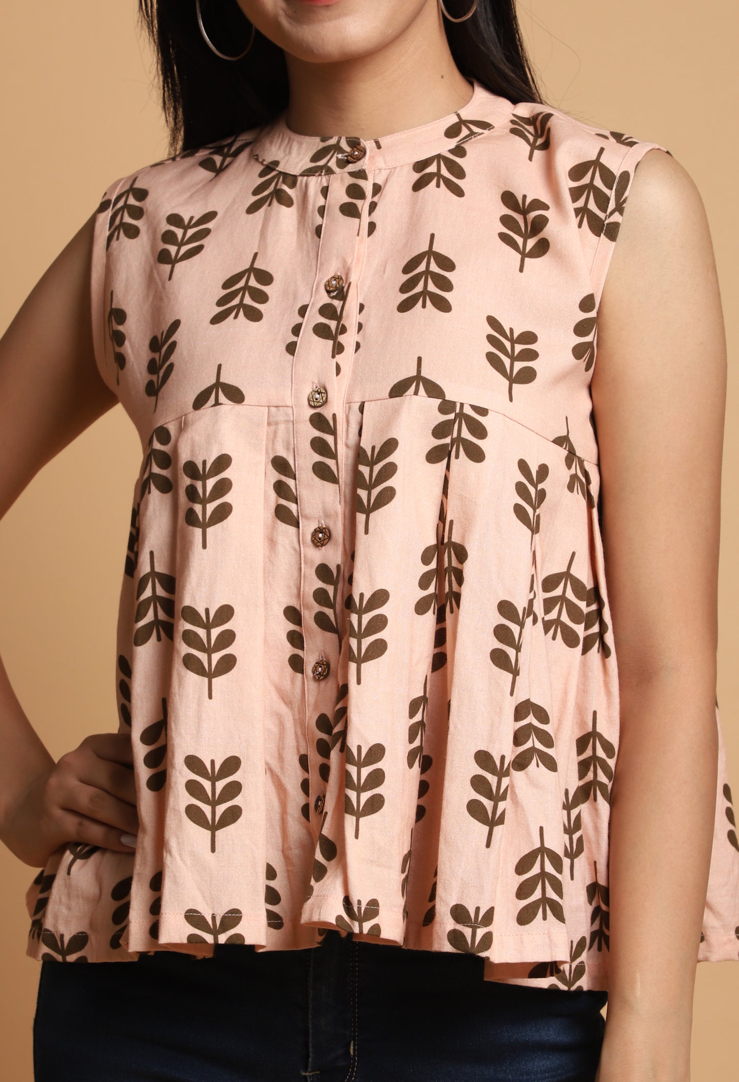 Pallav Pleated Top#21