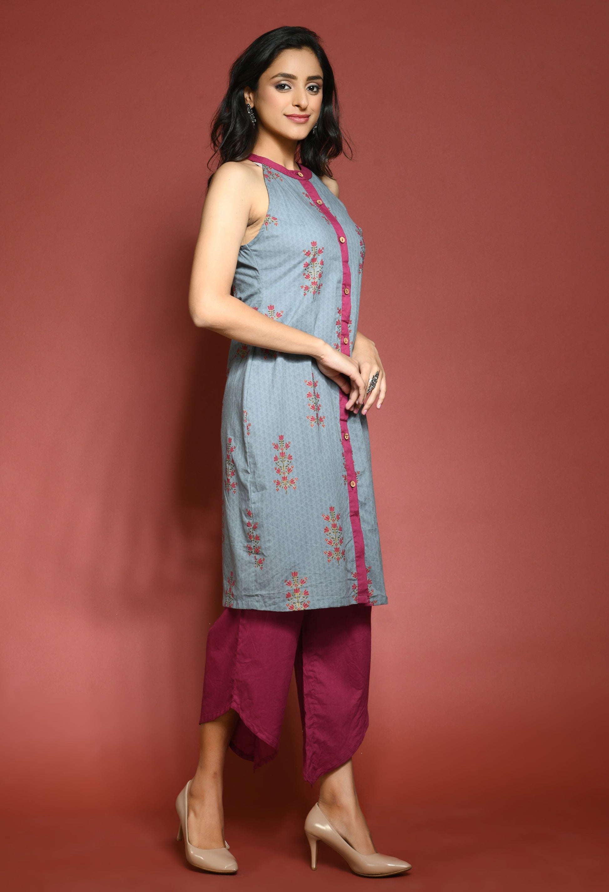Urmul Button Down Kurta Set