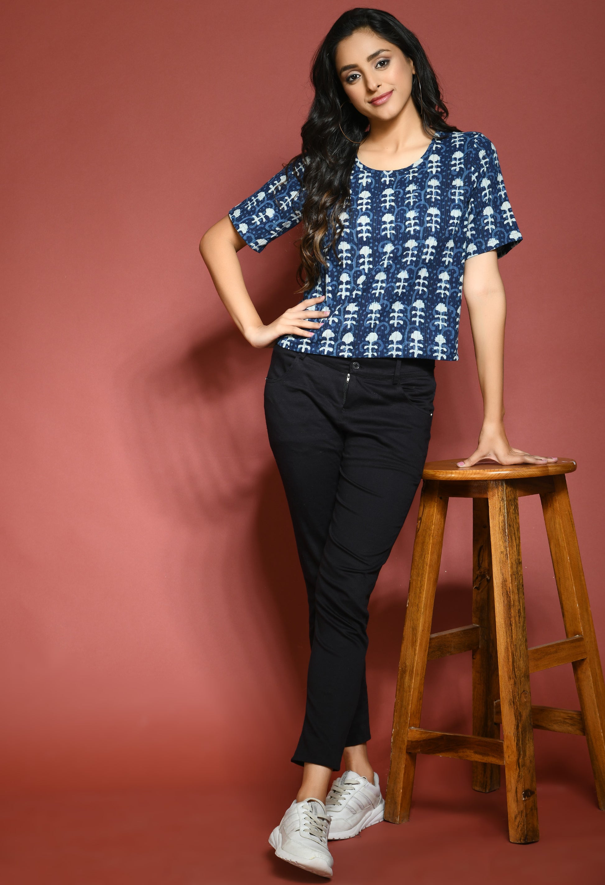 Tranquil Blue Tee Top