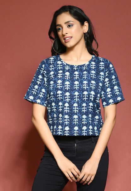 Tranquil Blue Tee Top