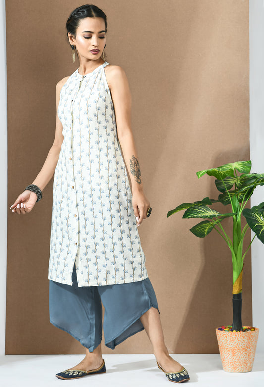 Shambok Button Down Kurta With Bottom#15