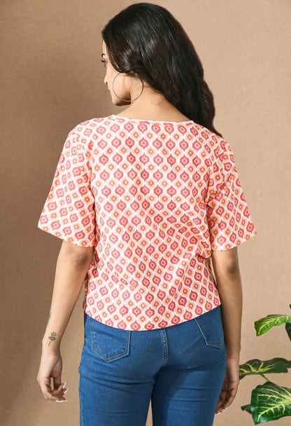 Prtap Ikat Tee Top#16