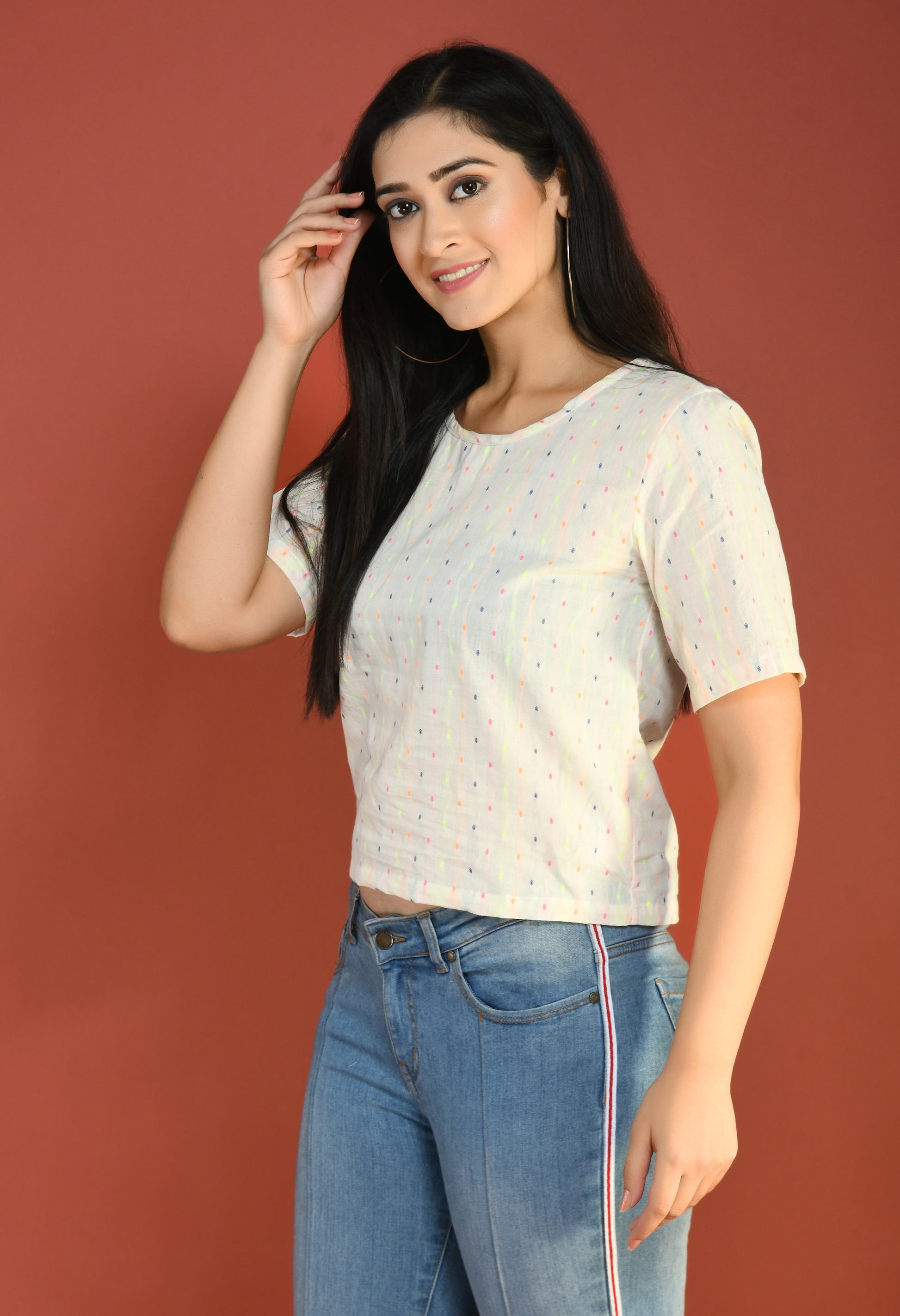 Dobby Tee Top