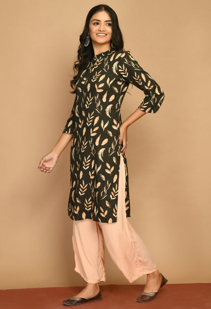 Meena Back Yoke Kurta With Bottom#9