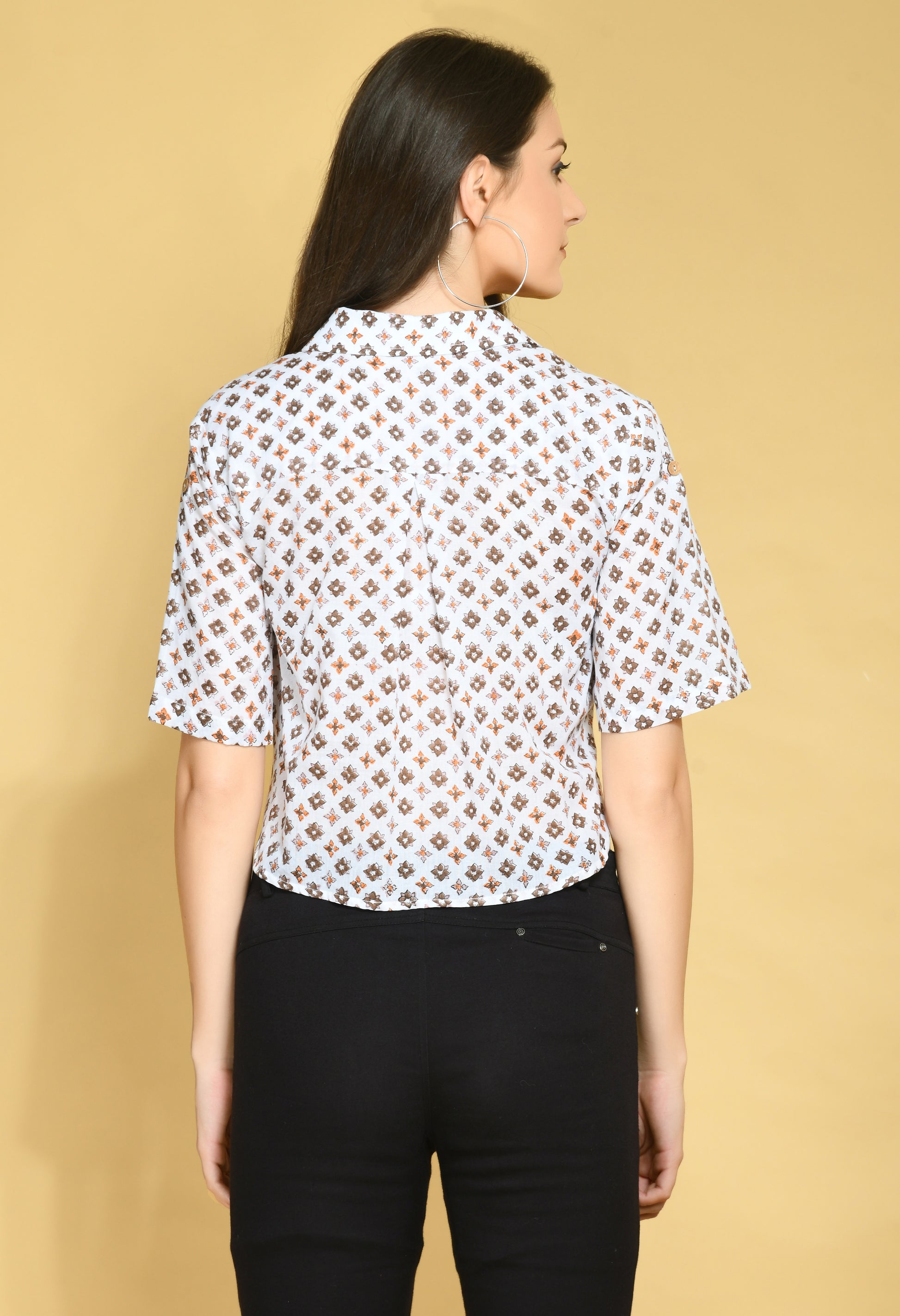 Pushp Crop Shirt