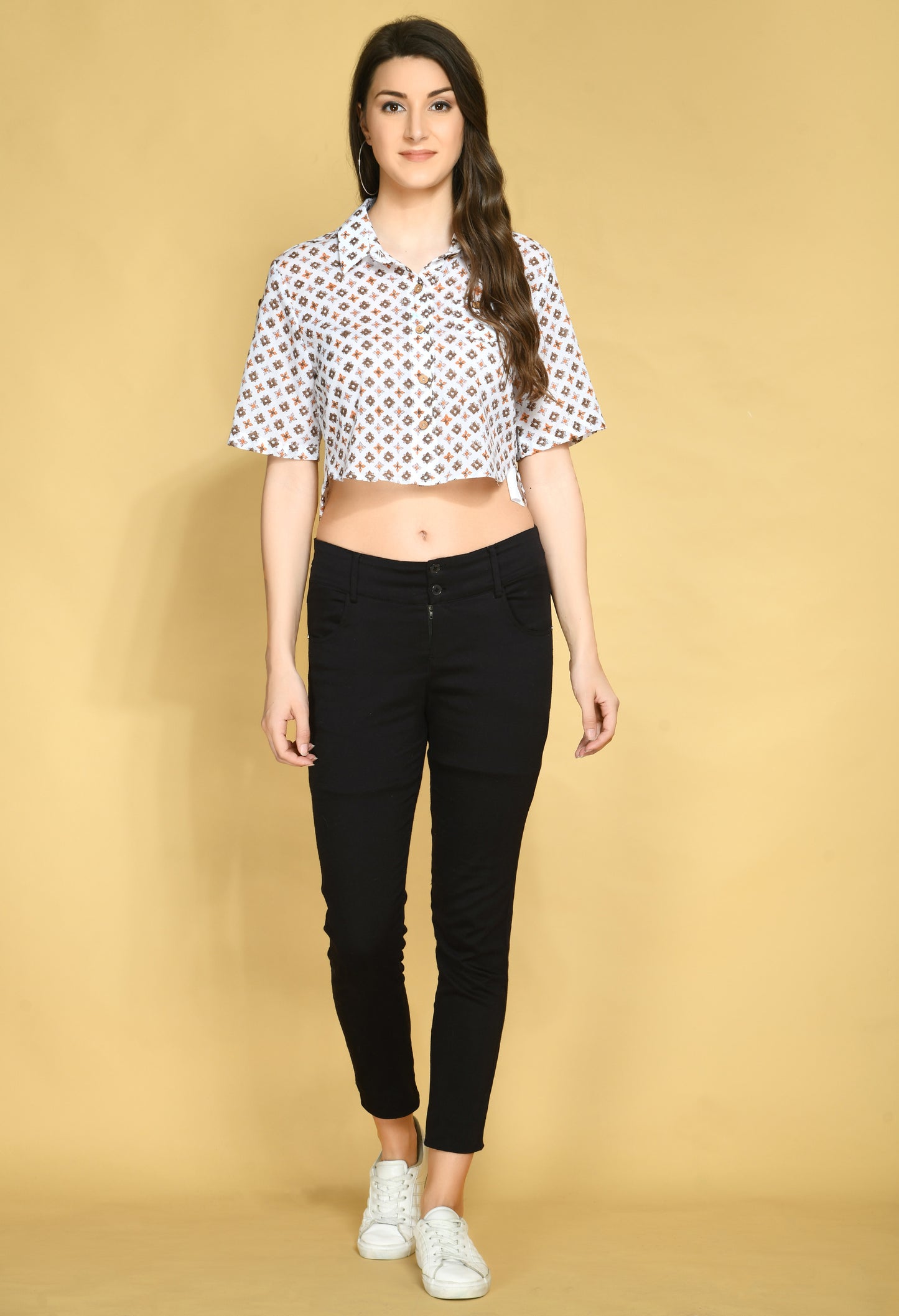 Pushp Crop Shirt