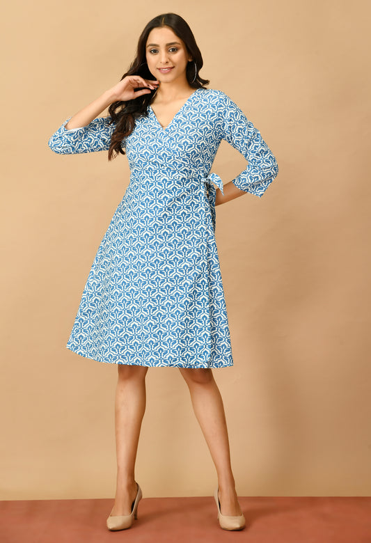 Neel Kali Wrap Dress#10