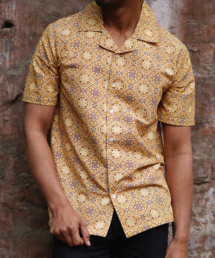 Moroccan Cuban Collar Shirt#2