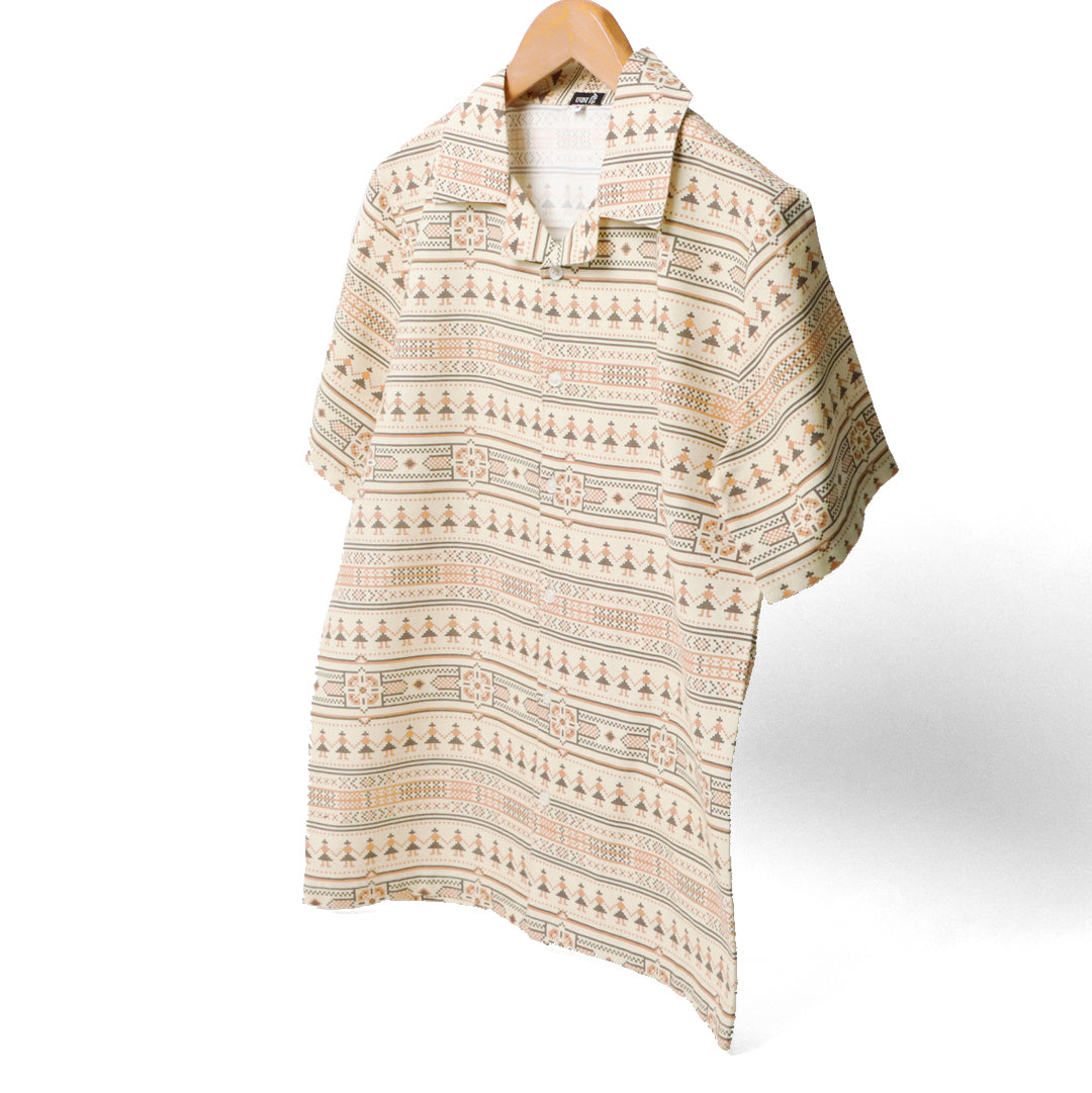 Warli Cuban Collar Shirt#6